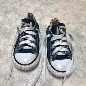 Toddler boys Converse size 7 blue